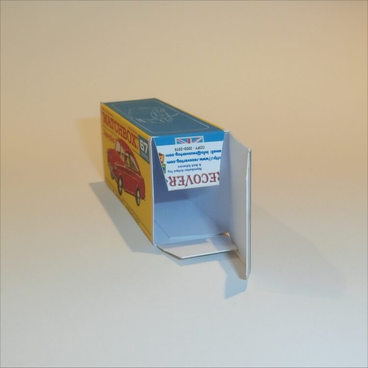 Matchbox Lesney Superfast 67b Volkswagen 1600 TL Transitional F Style Repro Box - Image 4