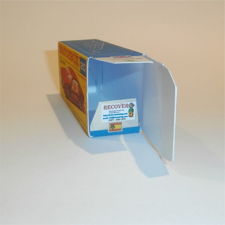 Matchbox Lesney Superfast 20 Lamborghini Marzal F-SF2 Style Repro Box - Image 4