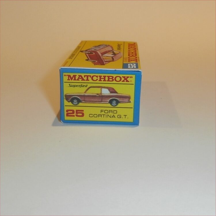 Matchbox Lesney Superfast 25 e Ford Cortina GT F-SF2 Style Repro Box - Image 3