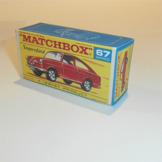 Matchbox Lesney Superfast 67b Volkswagen 1600 TL F-SF2 Repro Box