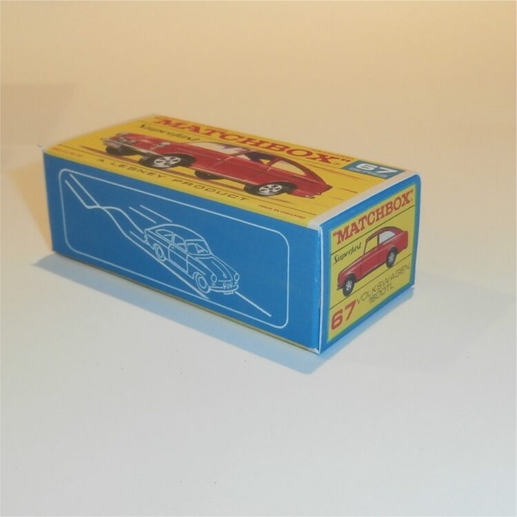 Matchbox Lesney Superfast 67b Volkswagen 1600 TL F-SF2 Repro Box - Image 2