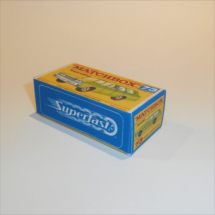 Matchbox Lesney Superfast 73 d Mercury 1968 Commuter Wagon F-SF2 Style Repro Box - Image 2