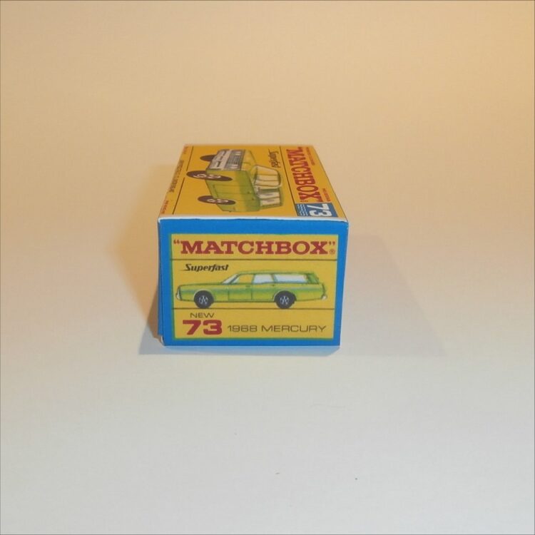 Matchbox Lesney Superfast 73 d Mercury 1968 Commuter Wagon F-SF2 Style Repro Box - Image 3