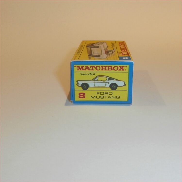 Matchbox Lesney Superfast 8 Ford Mustang with SF Logo F-SF2 Style Repro Box - Image 3