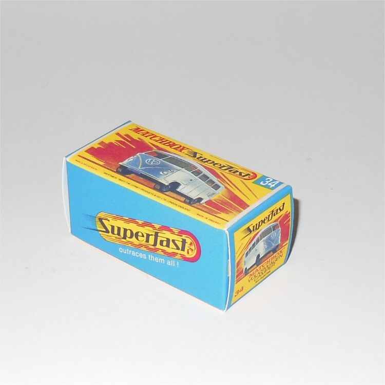Matchbox Lesney Superfast 34 d Volkswagen Camper G Style Custom Box - Image 2