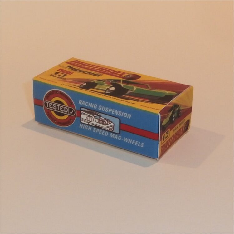 Matchbox Lesney Superfast 13 e1 Baja Buggy H Style Repro Box - Image 2