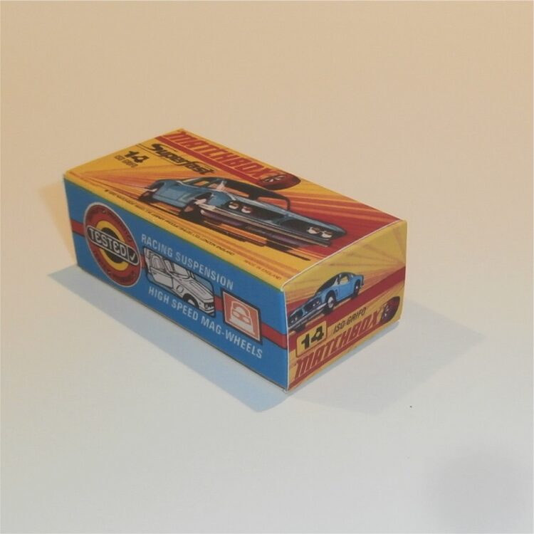 Matchbox Lesney Superfast 14 Iso Grifo H Style Repro Box - Image 2