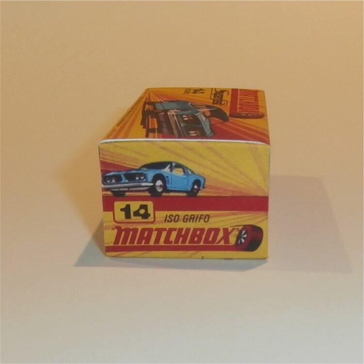 Matchbox Lesney Superfast 14 Iso Grifo H Style Repro Box - Image 3
