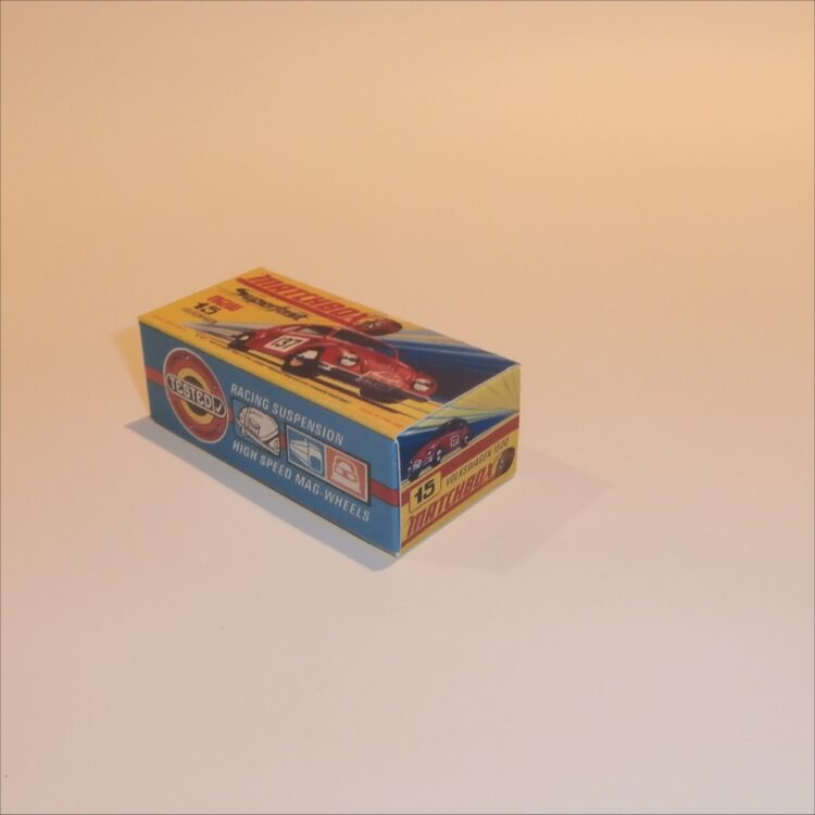 Matchbox Lesney Superfast 15 e Volkswagen Rally Sedan H Style Repro Box - Image 2