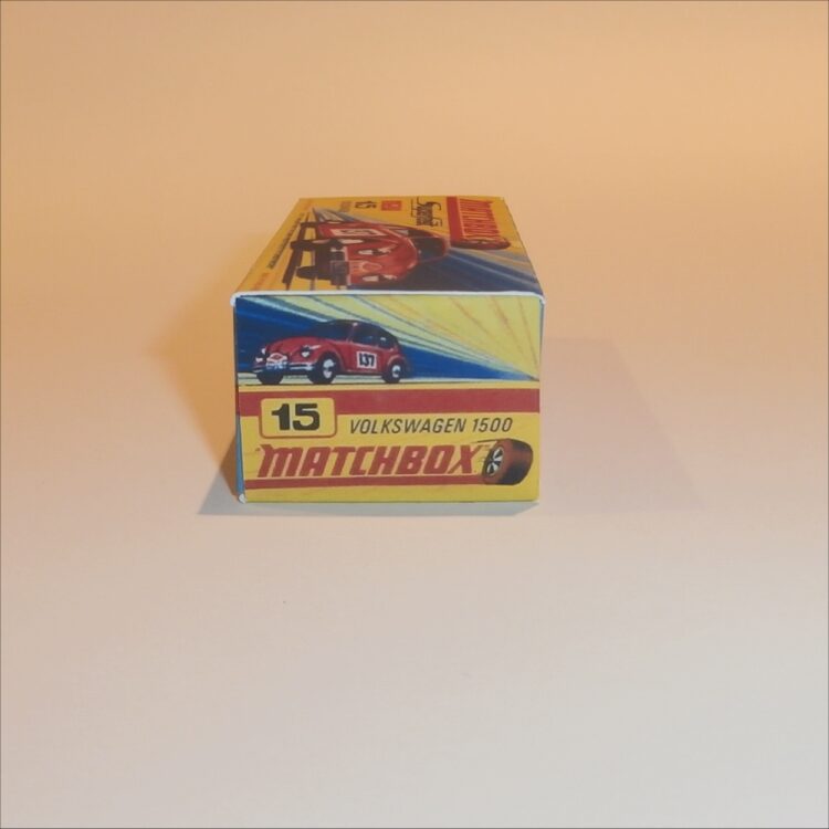 Matchbox Lesney Superfast 15 e Volkswagen Rally Sedan H Style Repro Box - Image 3