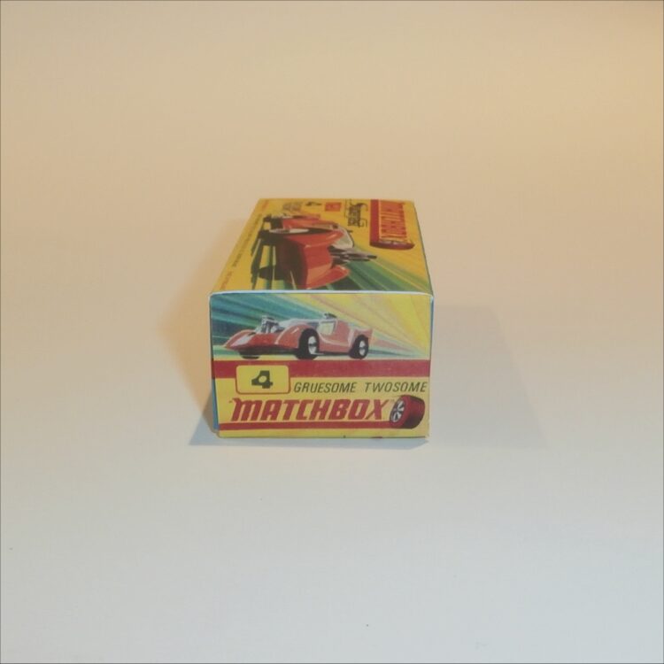 Matchbox Lesney Superfast 4 f Gruesome Twosome H Style Repro Box - Image 3