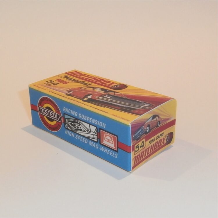 Matchbox Lesney Superfast 54 d Ford Capri 'New' H Style Repro Box - Image 2