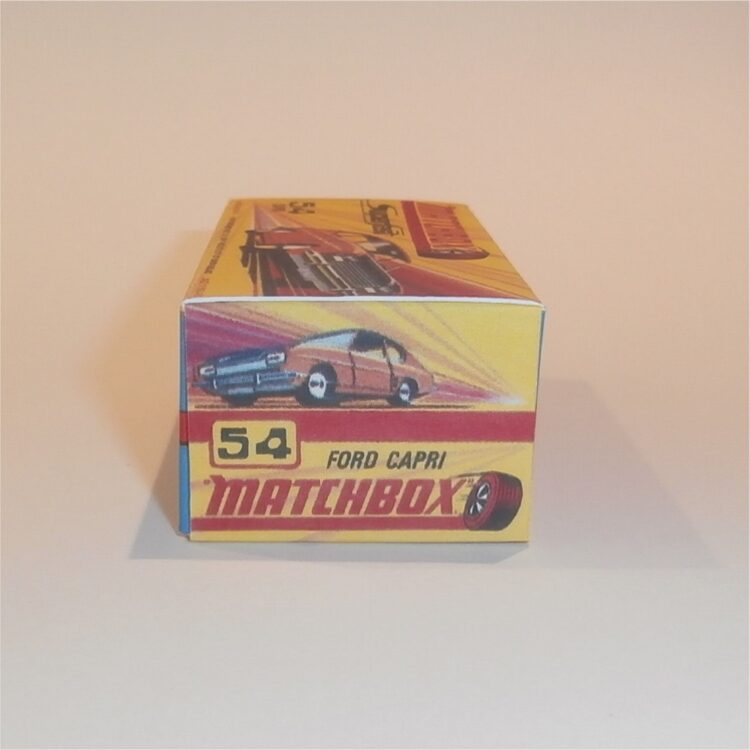 Matchbox Lesney Superfast 54 d Ford Capri 'Plain' H Style Repro Box - Image 3