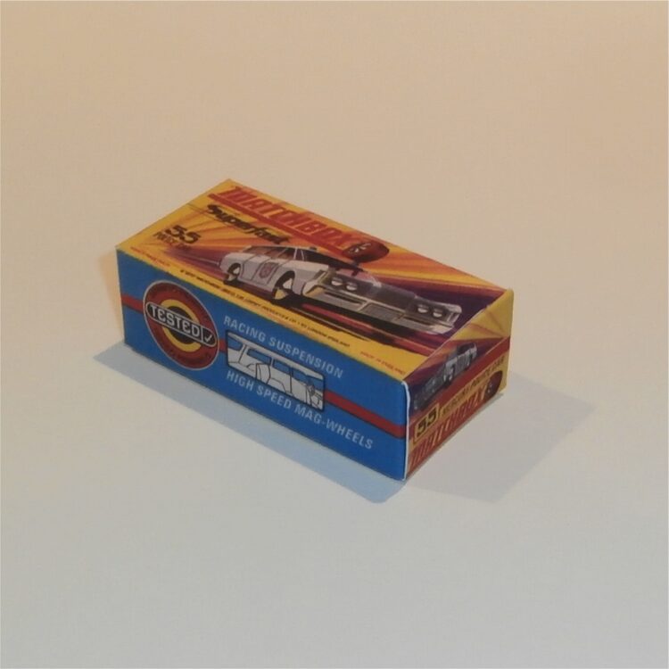 Matchbox Lesney Superfast 55 f Mercury Station Wagon Police Car H Style Repro Box - Image 2