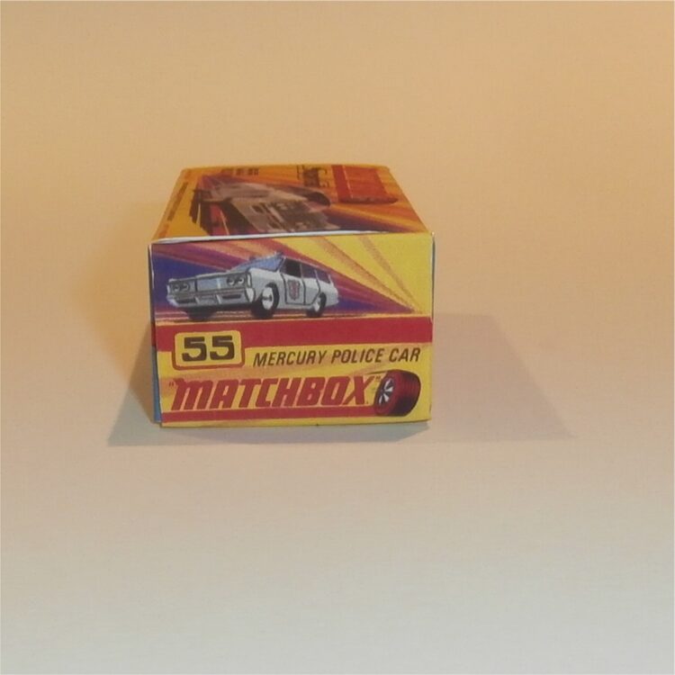 Matchbox Lesney Superfast 55 f Mercury Station Wagon Police Car H Style Repro Box - Image 3