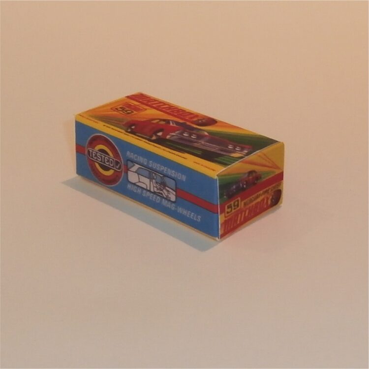 Matchbox Lesney Superfast 59 e1 Mercury Fire Chief H Style Repro Box - Image 2