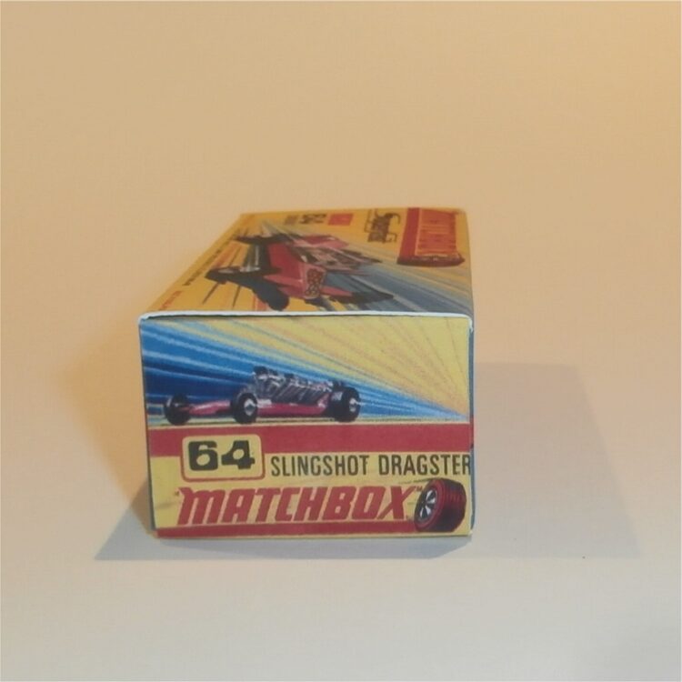 Matchbox Lesney Superfast 64d Slingshot Dragster H Style Repro Box - Image 3