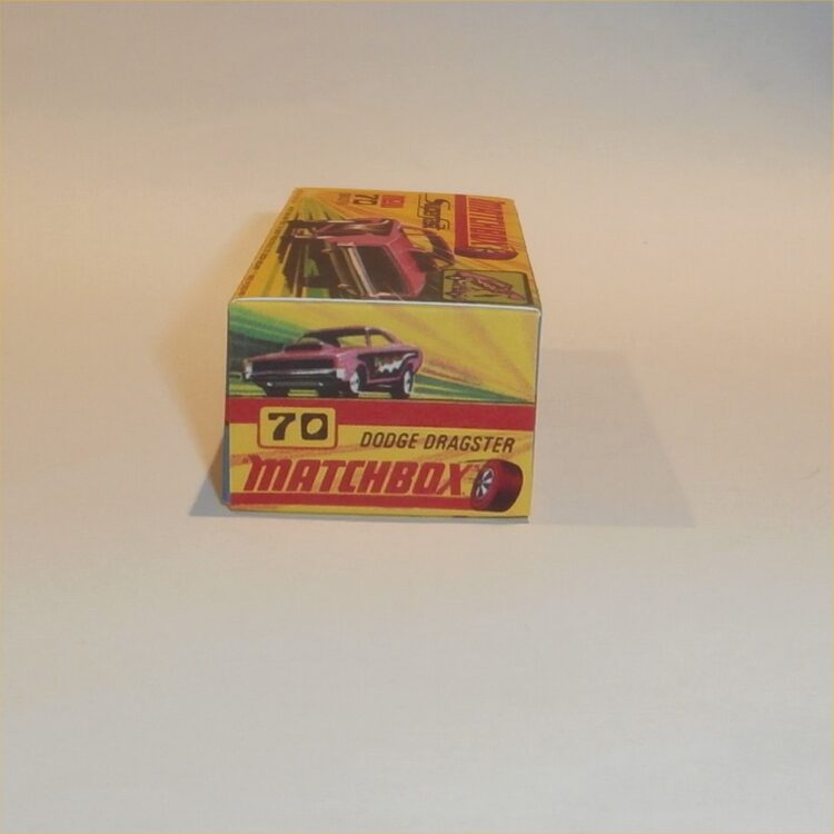 Matchbox Lesney Superfast 70 d Dodge Dragster H Style Repro Box - Image 3