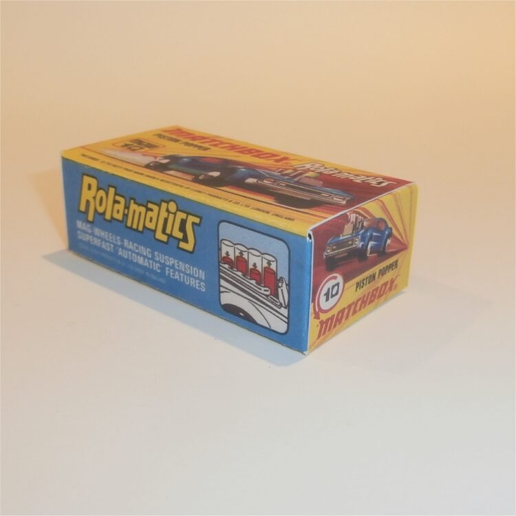 Matchbox Lesney Superfast 10 f Piston Popper I Style Repro Box - Image 2
