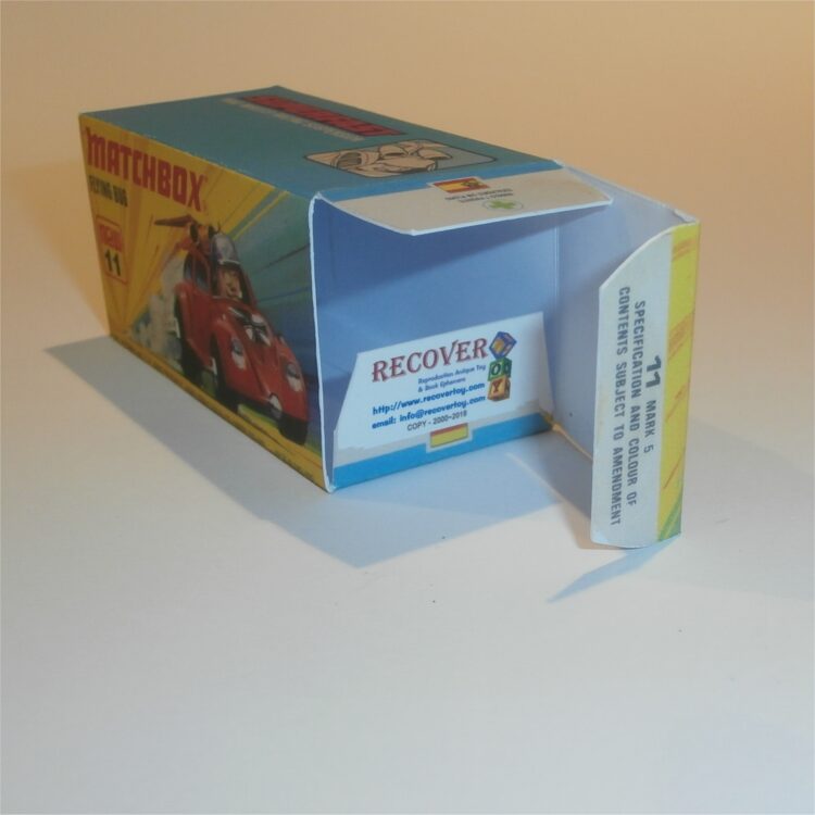 Matchbox Lesney Superfast 11 f Flying Bug I Style Repro Box - Image 4