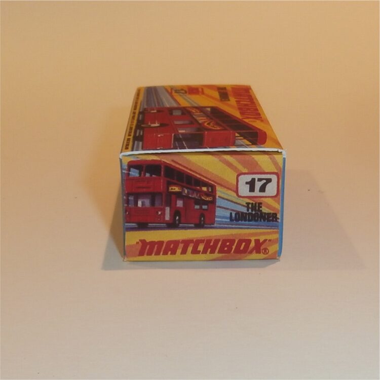 Matchbox Lesney Superfast 17 f1 The Londoner Bus I Style Repro Box - Image 3