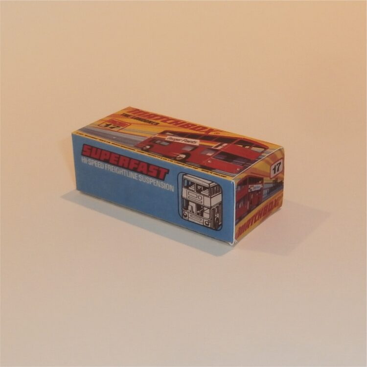 Matchbox Lesney Superfast 17 f3 The Londoner Bus I Style Repro Box - Image 2