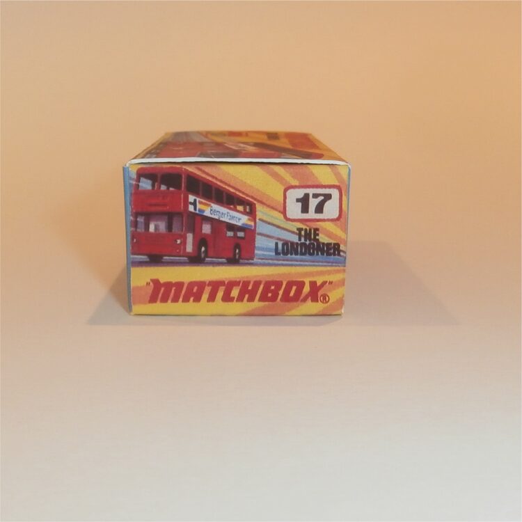 Matchbox Lesney Superfast 17 f3 The Londoner Bus I Style Repro Box - Image 3