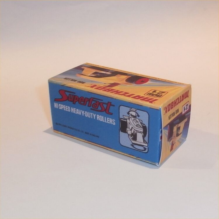 Matchbox Lesney Superfast 21 f Rod Roller I Style Repro Box - Image 2