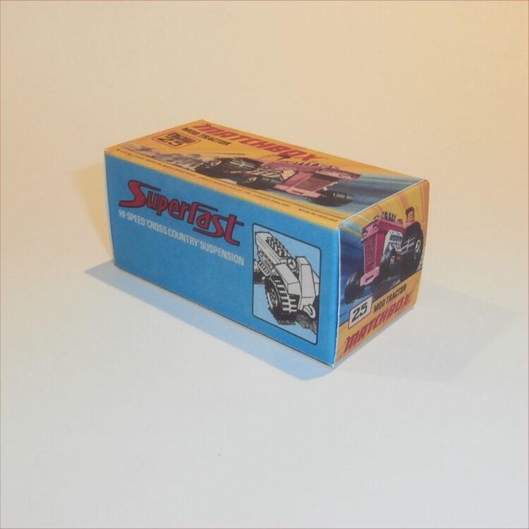 Matchbox Lesney Superfast 25 f Mod Tractor I Style Repro Box - Image 2