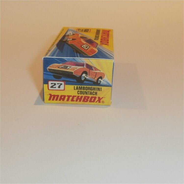 Matchbox Lesney Superfast 27 f Lamborghini Countach I Style Repro Box - Image 3