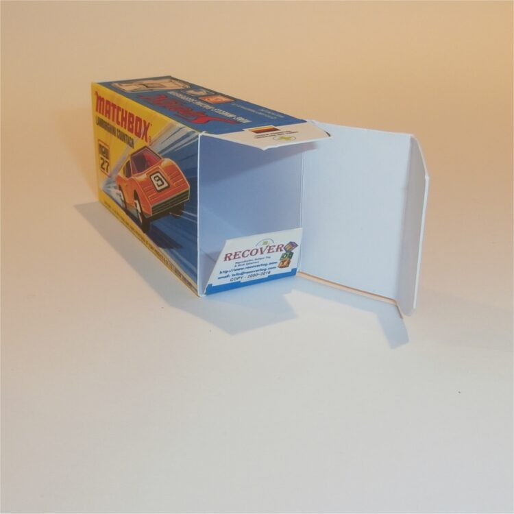 Matchbox Lesney Superfast 27 f Lamborghini Countach I Style Repro Box - Image 4