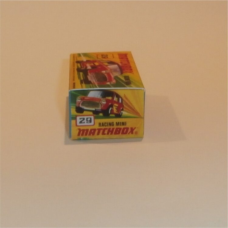 Matchbox Lesney Superfast 29 e Racing Mini I Style Repro Box - Image 3