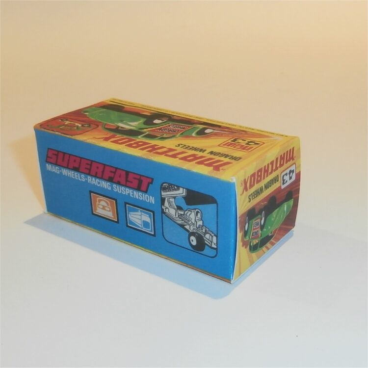 Matchbox Lesney Superfast 43 e DragonWheels I Style Repro Box - Image 2