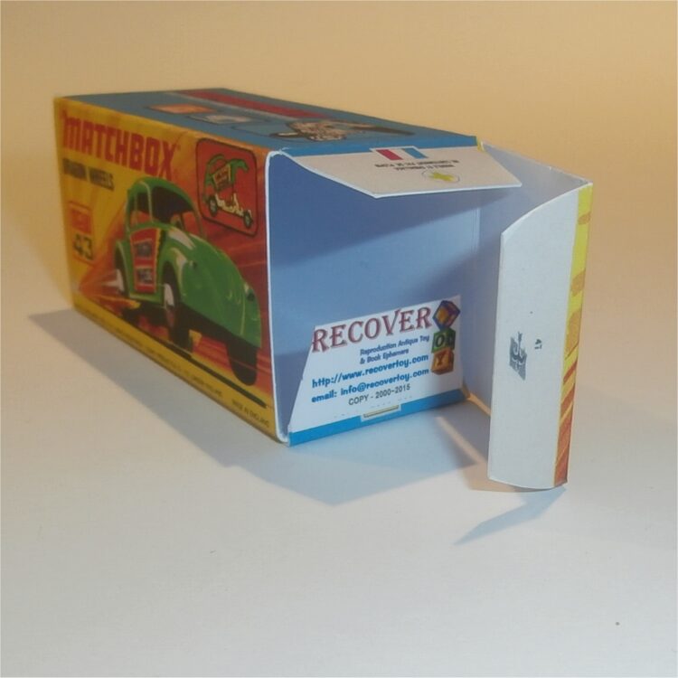 Matchbox Lesney Superfast 43 e DragonWheels I Style Repro Box - Image 4