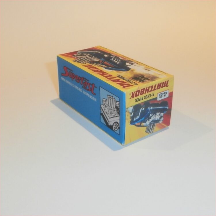 Matchbox Lesney Superfast 48 e Pi-Eyed Piper I Style Repro Box - Image 2