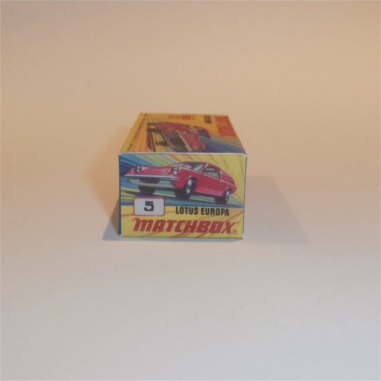 Matchbox Lesney Superfast 5 e Lotus Europa I Style Repro Box - Image 3