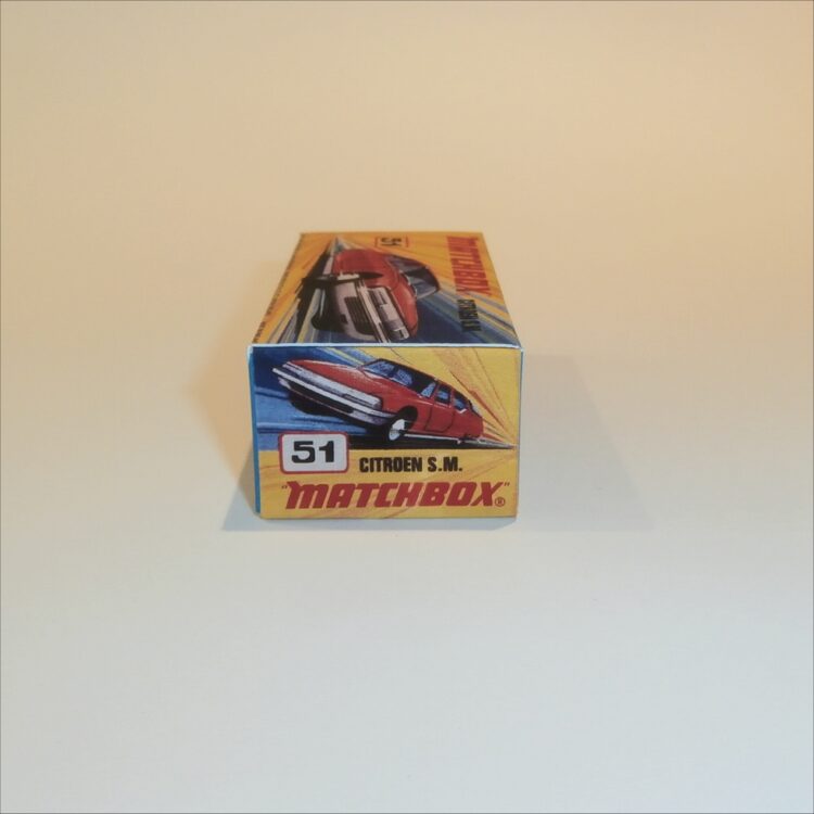 Matchbox Lesney Superfast 51 e Citroen S.M. I Style Repro Box - Image 3