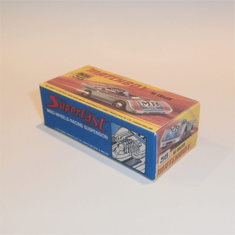 Matchbox Lesney Superfast 56 d Hi-Tailer I Style Repro Box - Image 2