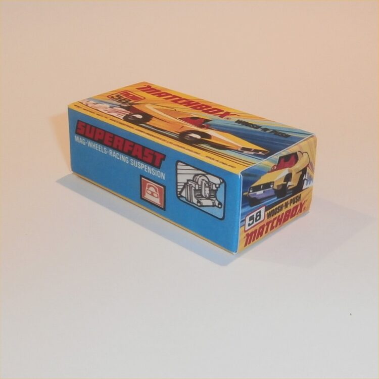 Matchbox Lesney Superfast 58 e1 Woosh-N-Push I Style Repro Box - Image 2