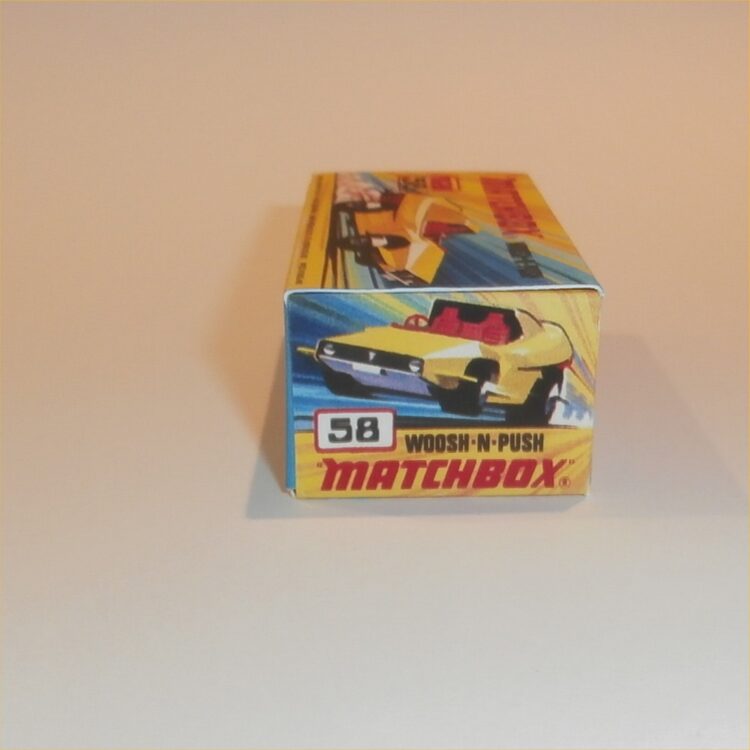 Matchbox Lesney Superfast 58 e1 Woosh-N-Push I Style Repro Box - Image 3