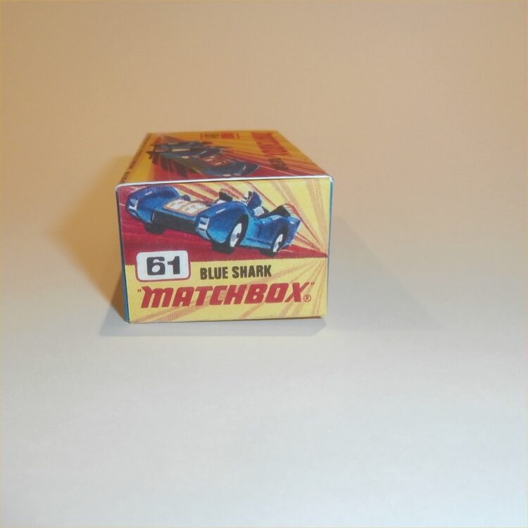 Matchbox Lesney Superfast 61 c Blue Shark I Style Repro Box - Image 3