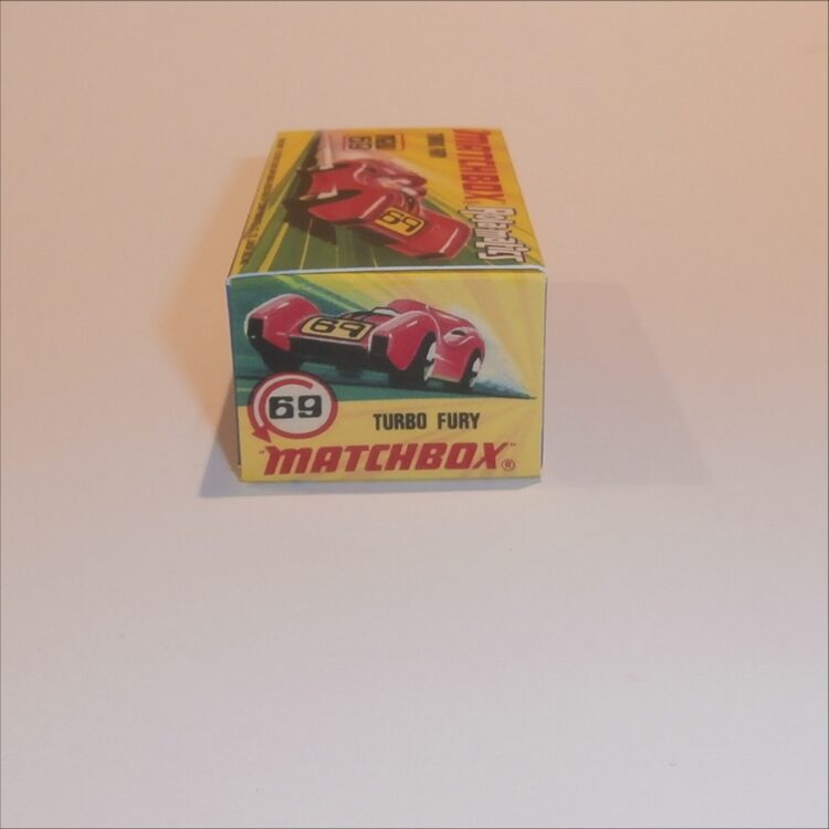 Matchbox Lesney Superfast 69 d Turbo Fury Rola-matics I Style Repro Box - Image 3