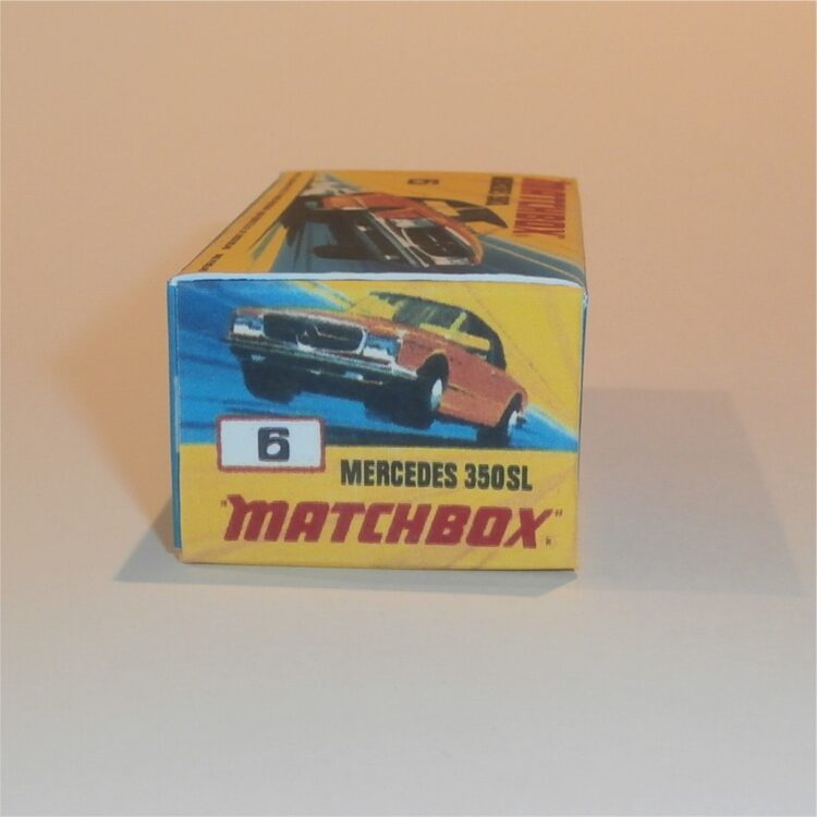 Matchbox Lesney Superfast 6 f2 Mercedes 350SL Coupe I Style Repro Box - Image 3