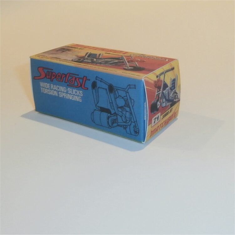 Matchbox Lesney Superfast 71 e Jumbo Jet Motor Bike I Style Repro Box - Image 2