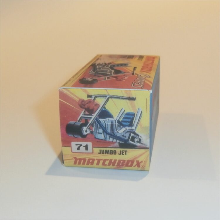 Matchbox Lesney Superfast 71 e Jumbo Jet Motor Bike I Style Repro Box - Image 3