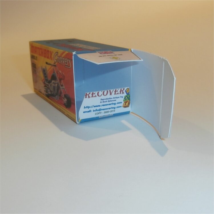 Matchbox Lesney Superfast 71 e Jumbo Jet Motor Bike I Style Repro Box - Image 4
