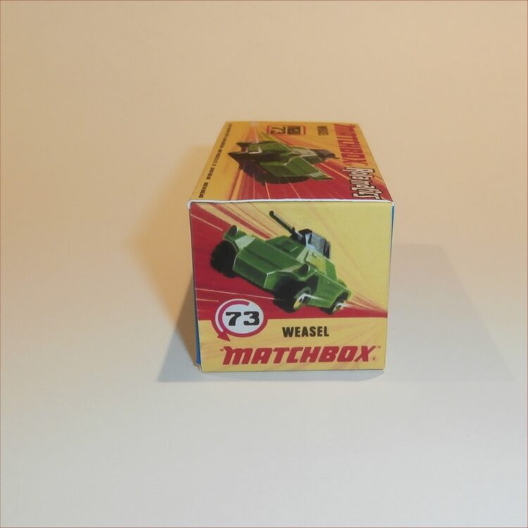 Matchbox Lesney Superfast 73 f Weasel Rola-matics I Style Repro Box - Image 3