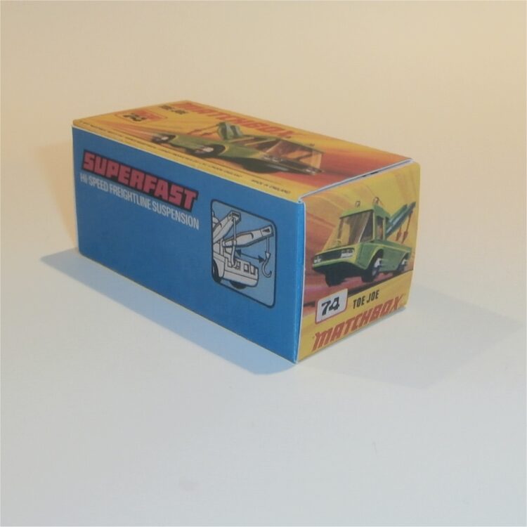 Matchbox Lesney Superfast 74 d Toe Joe I Style Repro Box - Image 2
