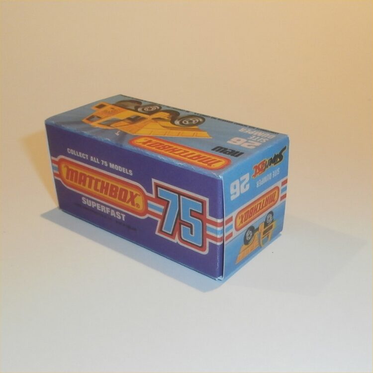 Matchbox Lesney Superfast 26 f Site Dumper Truck J Style Repro Box - Image 2