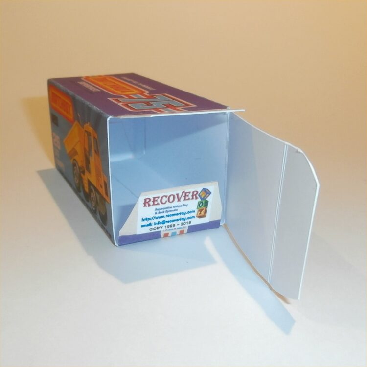 Matchbox Lesney Superfast 26 f Site Dumper Truck J Style Repro Box - Image 4
